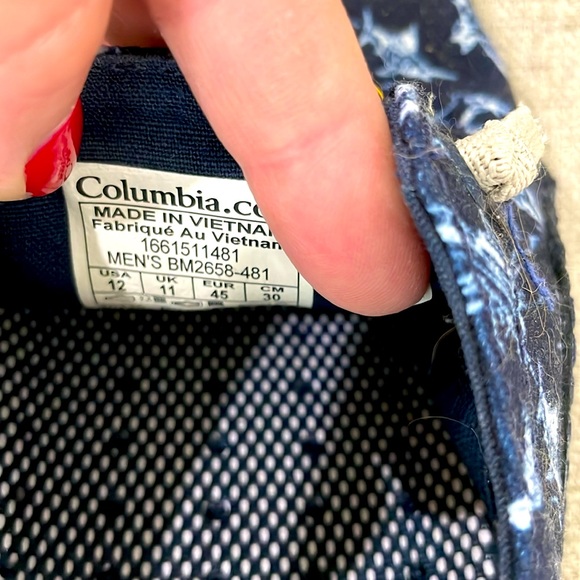 Columbia PFG Bahama Vent Laced Relax Boat Shoe, Navy - Picture 6 of 9